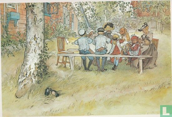 Breakfast under the Big Birch, from 'A Home' series - Afbeelding 1