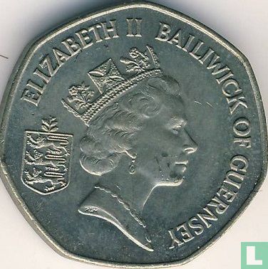 Guernsey 20 pence 1985 - Afbeelding 2