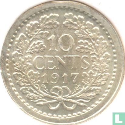 Netherlands 10 cents 1917 - Image 1
