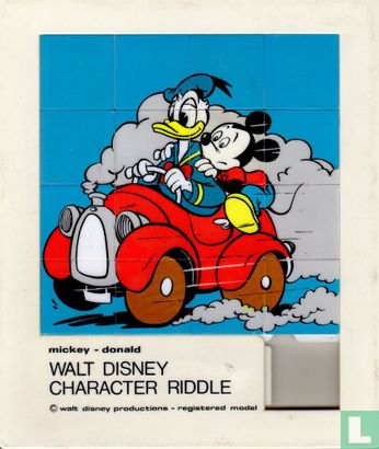 Walt Disney Character Riddle - mickey - donald - Image 1