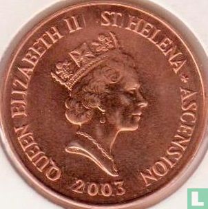 St. Helena and Ascension 2 pence 2003 - Image 1
