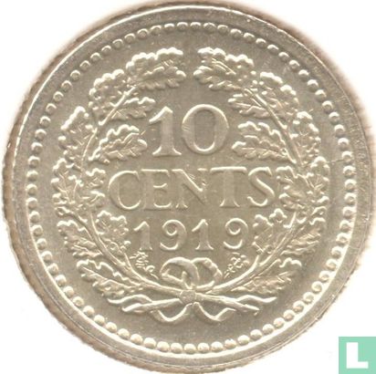 Netherlands 10 cents 1919 - Image 1
