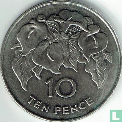 St. Helena und Ascension 10 Pence 1991 - Bild 2