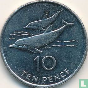 St. Helena und Ascension 10 Pence 2003 - Bild 2