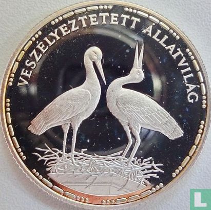 Hongrie 200 forint 1992 (BE) "White storks" - Image 2