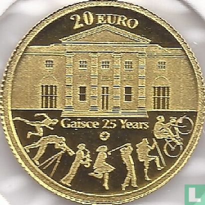 Ierland 20 euro 2010 (PROOF) "25th anniversary of Gaisce - The President's Award" - Afbeelding 2