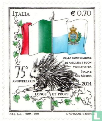 75 year convention between Italy and San Marino