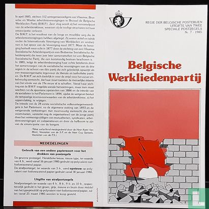 Belgische Werkliedenpartij - Afbeelding 1