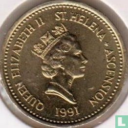 Sint-Helena en Ascension 1 pound 1991 - Afbeelding 1