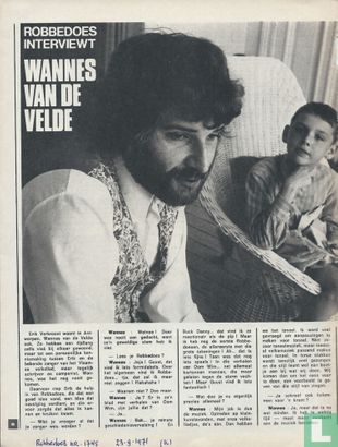 Robbedoes interviewt Wannes Van de Velde - Bild 1