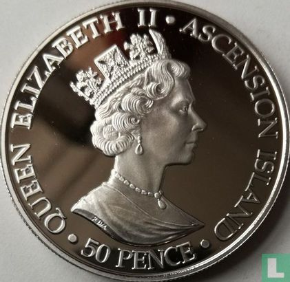 Ascension 50 pence 2003 "50th anniversary Coronation of Queen Elizabeth II" - Afbeelding 2