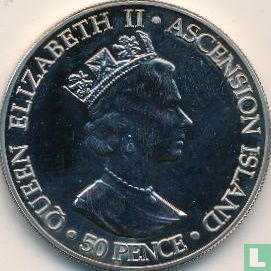 Ascension 50 pence 2001 "Centenary of the death of Queen Victoria" - Afbeelding 2