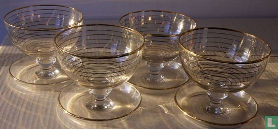 Bowlglas met vaste onderschotel - Afbeelding 2
