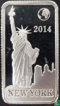 Solomon Islands ½ dollar 2014 (PROOF) "New York" - Image 1