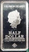 Solomon Islands ½ dollar 2014 (PROOF) "New York" - Image 2