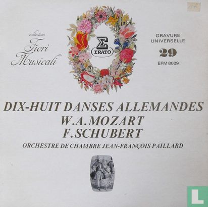 W.A. Mozart, F. Schubert: Dix-huit danses Allemandes - Afbeelding 1