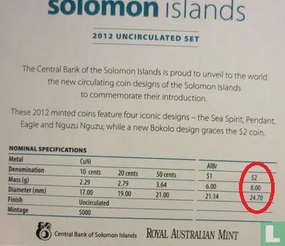 Îles Salomon 2 dollars 2012 - Image 3