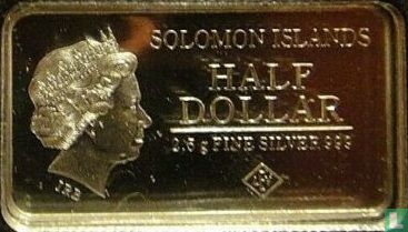 Solomon Islands ½ dollar 2015 (PROOF) "London" - Image 2