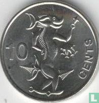Îles Salomon 10 cents 2012 - Image 2