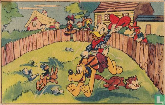 Donald als cowboy op Pluto - Afbeelding 1