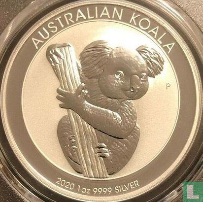 Australia 1 dollar 2020 (colourless) "Koala" - Image 1