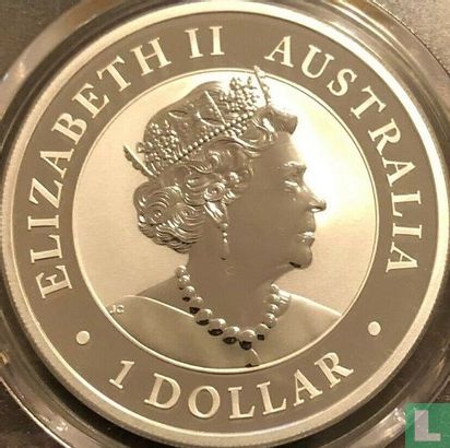 Australia 1 dollar 2020 (colourless) "Koala" - Image 2