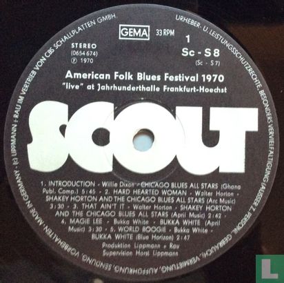 American Folk Blues Festival 1970 - Afbeelding 3