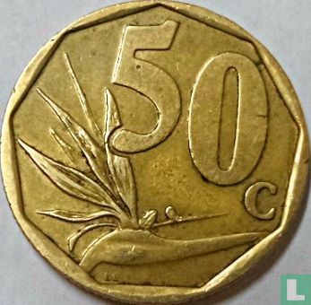 Afrique du Sud 50 cents 2000 (anciennes armoiries) - Image 2