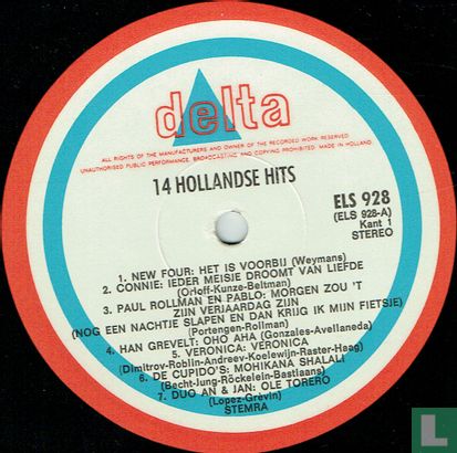 14 Hollandse Hits - Afbeelding 3