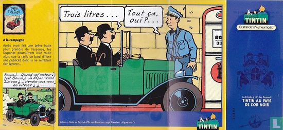 La  Citroën 5 HP des Dupondt - Tintin au Pays de l'Or Noir - Afbeelding 1
