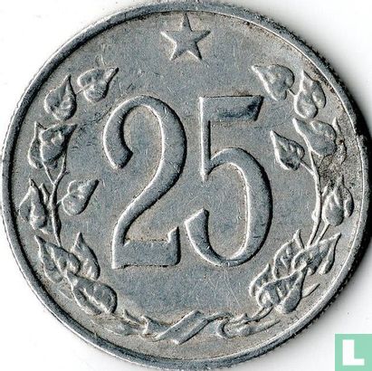 Czechoslovakia 25 haleru 1962 - Image 2