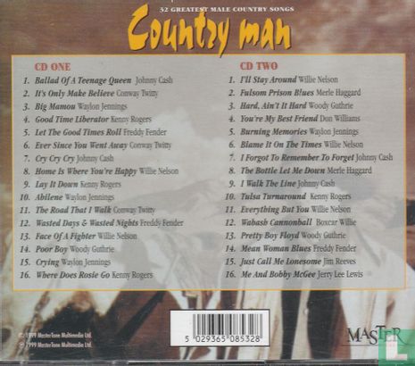 Country Man vol 2 - 32 Greatest Country Songs - Afbeelding 2