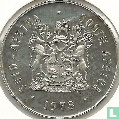 Afrique du Sud 1 rand 1978 (BE - argent) - Image 1