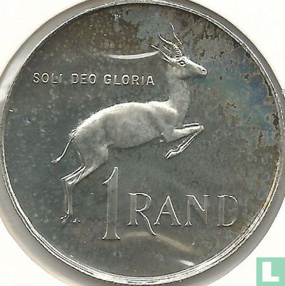 South Africa 1 rand 1978 (PROOF - silver) - Image 2