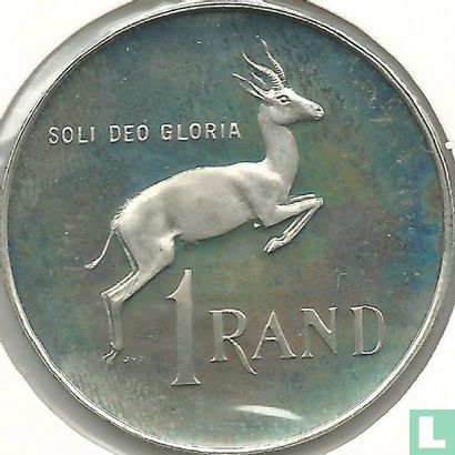 Zuid-Afrika 1 rand 1980 (PROOF) - Afbeelding 2