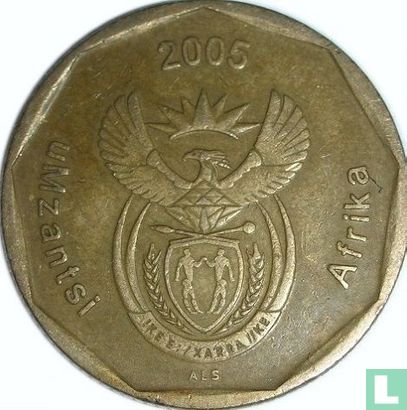 Afrique du Sud 50 cents 2005 - Image 1