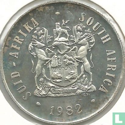 Zuid-Afrika 1 rand 1982 (PROOF) - Afbeelding 1