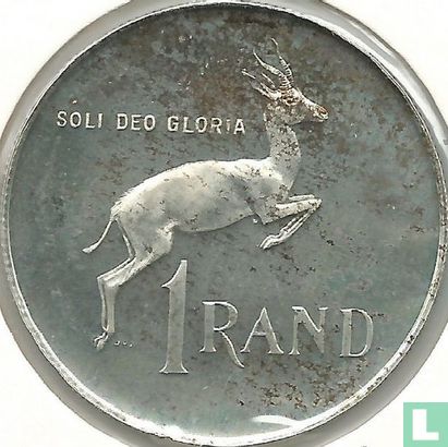 Zuid-Afrika 1 rand 1982 (PROOF) - Afbeelding 2