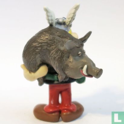 Asterix with wild boar over shoulder - Image 2