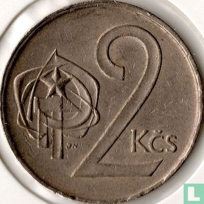 Czechoslovakia 2 koruny 1984 - Image 2