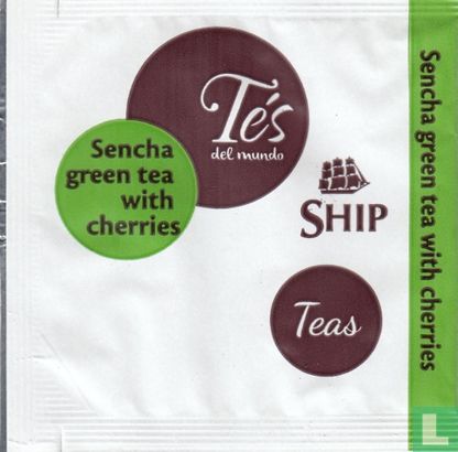 Sencha green tea with cherries - Image 1