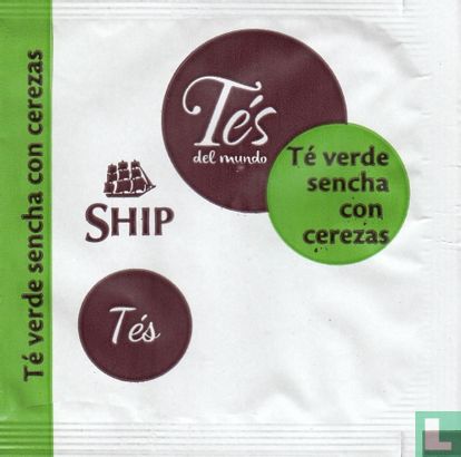 Sencha green tea with cherries - Image 2