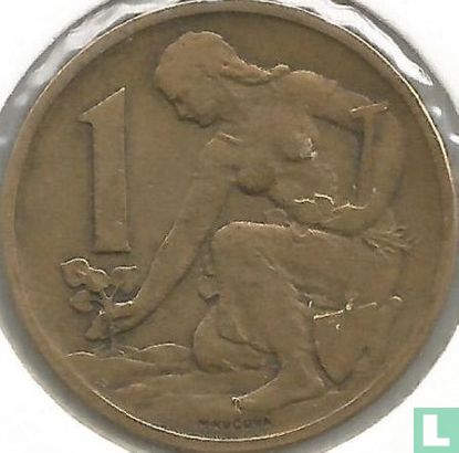 Czechoslovakia 1 koruna 1961 - Image 2
