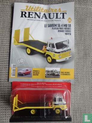 Saviem SG 4 MB 59 Plateau porte-voitures 'Renault Service' - Afbeelding 1
