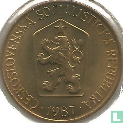 Tsjecho-Slowakije 1 koruna 1987 - Afbeelding 1