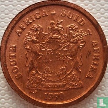 Afrique du Sud 1 cent 1990 - Image 1