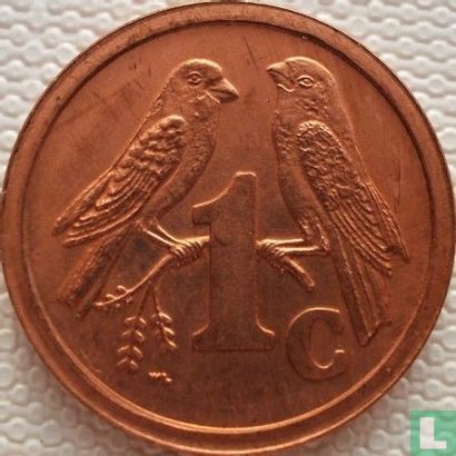 Afrique du Sud 1 cent 1990 - Image 2