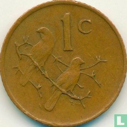 Afrique du Sud 1 cent 1973 - Image 2