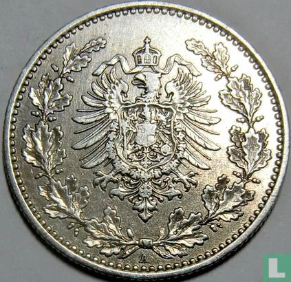German Empire 50 pfennig 1877 (A - type 2) - Image 2