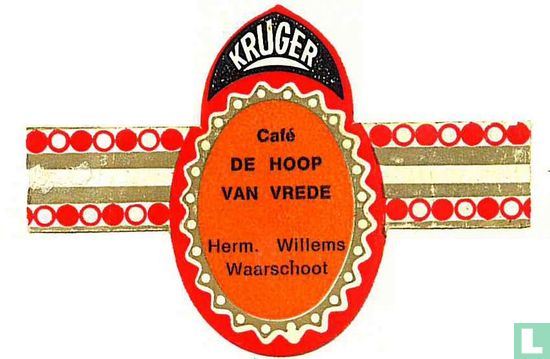 Café De Hoop van Vrede - Herm. Willems Waarschoot    - Afbeelding 1